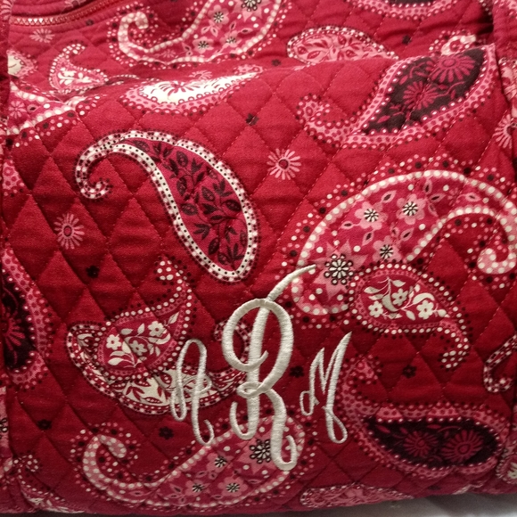 Vera Bradley Paisley bag. Pattern is Mesa Red. - Picture 5 of 8